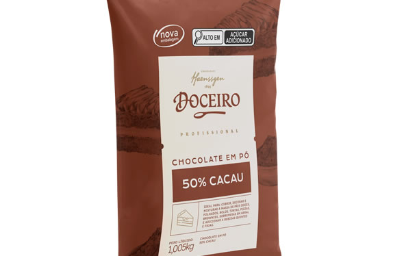 Chocolate em Pó 50% Cacau – O Doceiro: Intensidade na Medida Certa para Suas Receitas