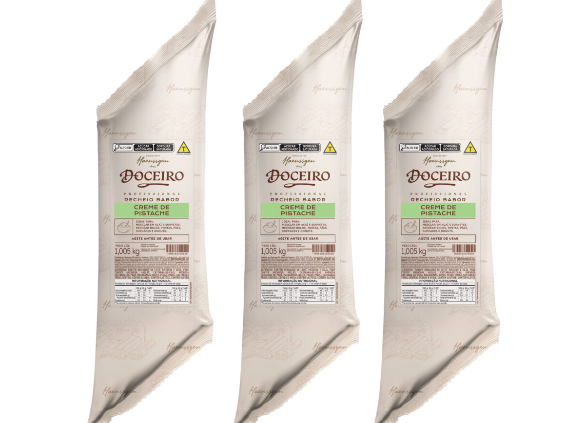 Recheio sabor Creme de Pistache Doceiro: Sofisticação e Sabor em Cada Colherada