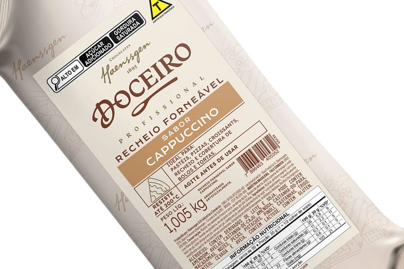 Inovação Saborosa: O Doceiro Apresenta o Novo Recheio Forneável Sabor Cappuccino para Profissionais