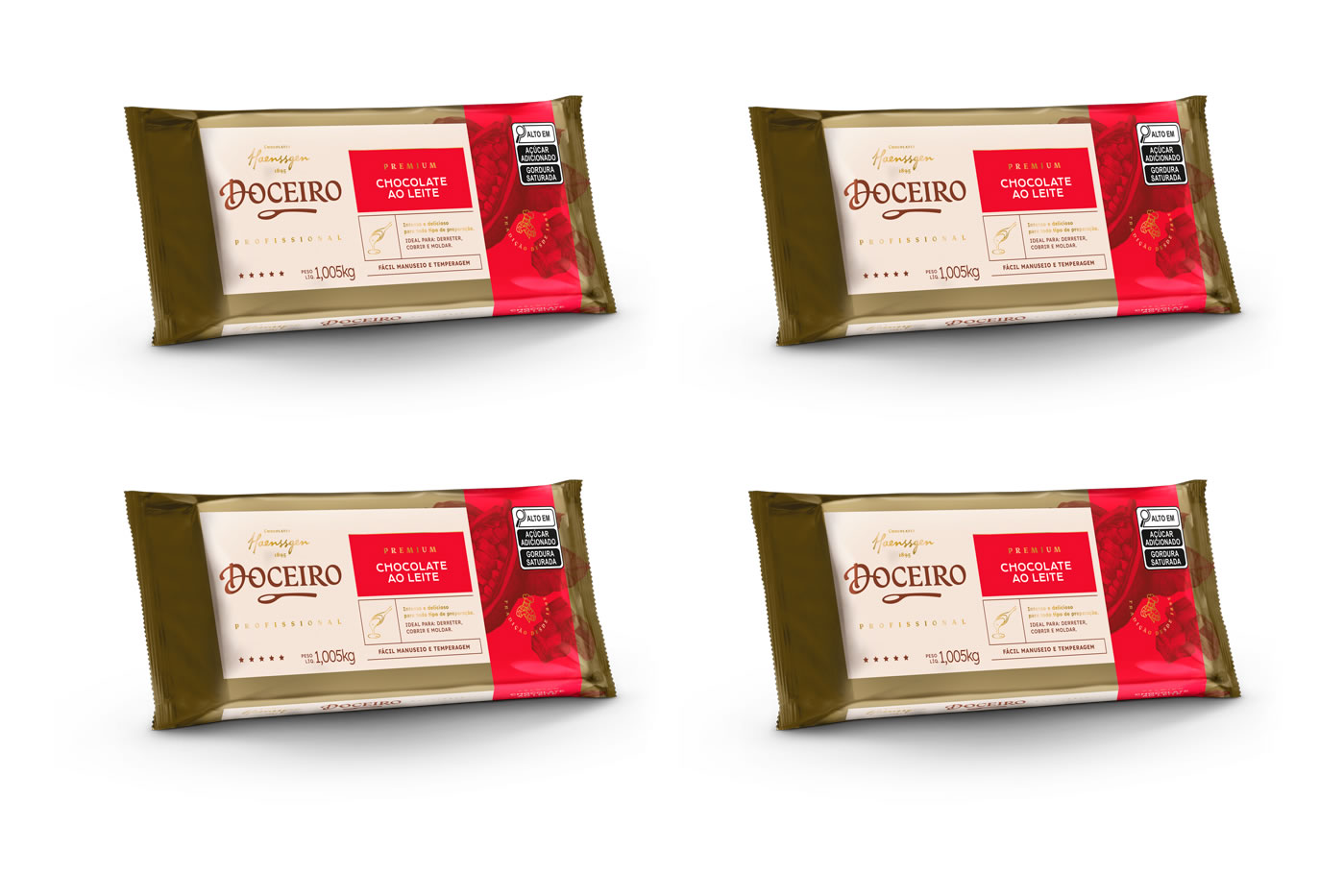 Chocolate Premium O Doceiro: qualidade em 4 versões para todas as receitas