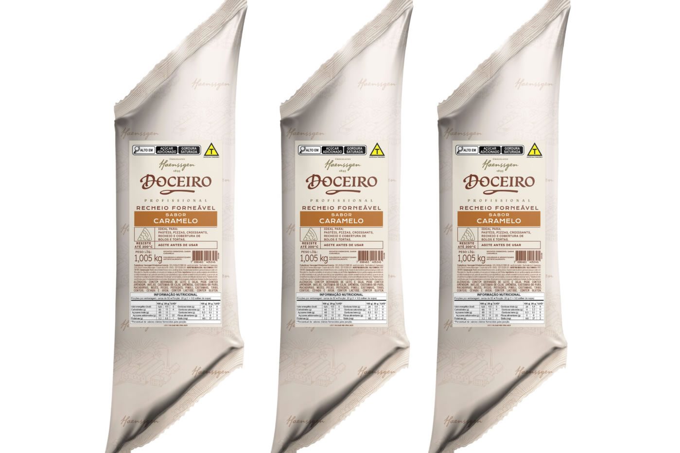 Recheio forneável sabor caramelo: praticidade e sabor profissional