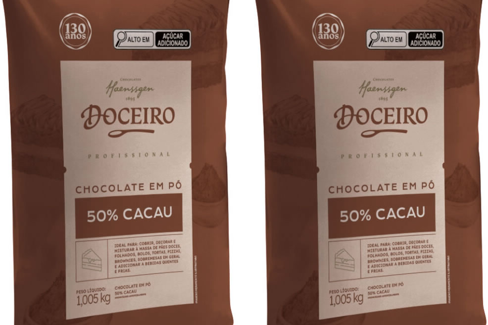 Chocolate em Pó 50% Cacau Doceiro para Food Service